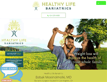 Tablet Screenshot of healthylifebariatrics.com
